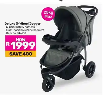 Game Deluxe 3-Wheel Jogger offer