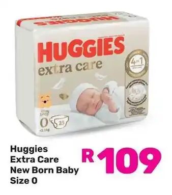 Game Huggies Extra Care New Born Baby Size 0 offer