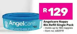 Game Angelcare Nappy Bin Refill Single Pack offer