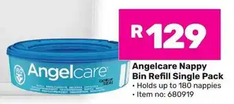 Game Angelcare Nappy Bin Refill Single Pack offer