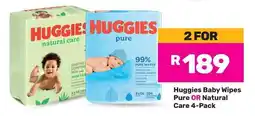 Game Huggies Baby Wipes Pure OR Natural Care offer