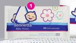 Game Bennetts Baby Wipes offer