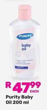 Game Purity Baby Oil offer