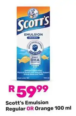 Game Scott's Emulsion Regular OR Orange offer