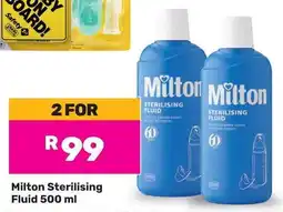 Game Milton Sterilising Fluid offer