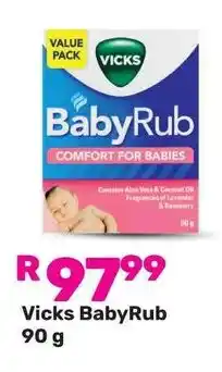 Game Vicks BabyRub offer