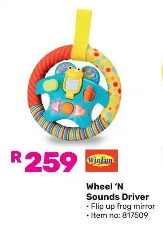 Game Winfun Wheel 'N Sounds Driver offer