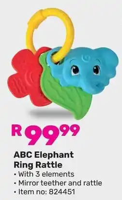 Game ABC Elephant Ring Rattle offer