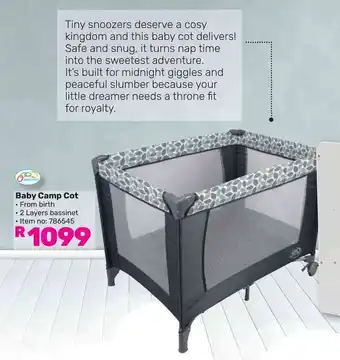 Game Baby Camp Cot offer