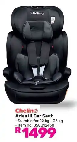 Game Chelino Aries III Car Seat offer