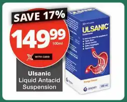 Checkers Ulsanic Liquid Antacid Suspension offer