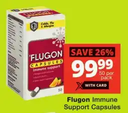 Checkers Flugon Immune Support Capsules offer