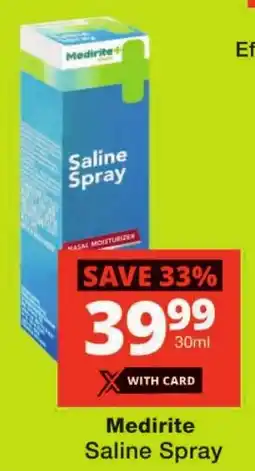 Checkers Medirite Saline Spray offer