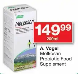 Checkers A. Vogel Molkosan Probiotic Food Supplement offer