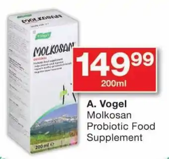 Checkers A. Vogel Molkosan Probiotic Food Supplement offer