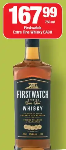 OK Liquor Firstwatch Extra Fine Whisky offer