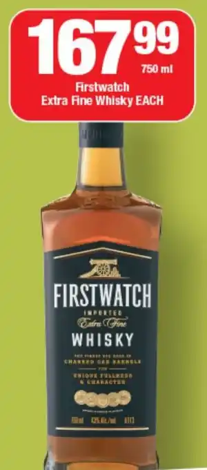 OK Liquor Firstwatch Extra Fine Whisky offer