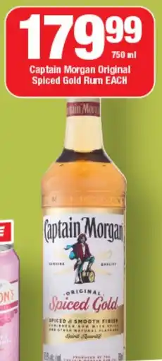 OK Liquor Captain Morgan Original Spiced Gold Rum offer