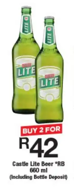 OK Liquor Castle Lite Beer RB offer