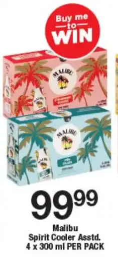 OK Liquor Malibu Spirit Cooler Asstd. offer