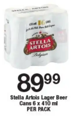 OK Liquor Stella Artois Lager Beer Cans offer