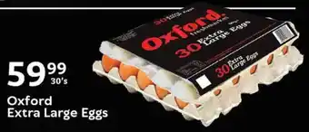 Oxford Freshmarket Oxford Extra Large Eggs offer