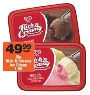 Check Star Ola Rich & Creamy Ice Cream offer