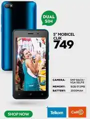 Ackermans Mobicel 5" Clik offer