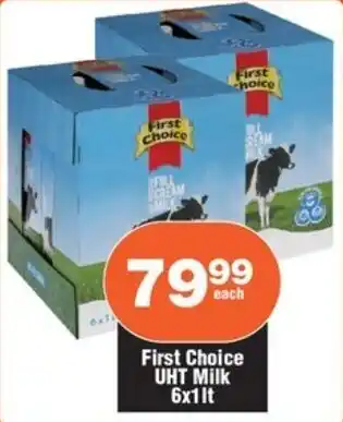 Check Star First Choice UHT Milk offer