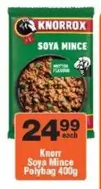 Check Star Кnorr Soya Mince Polybag offer