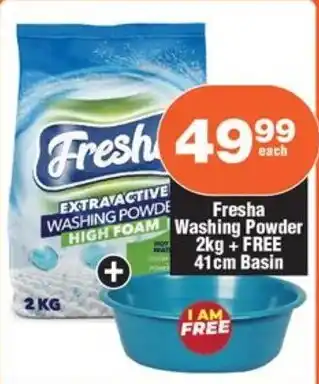 Check Star Fresha Washing Powder + FREE Basin offer