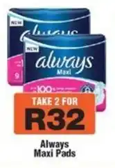 Check Star Always Maxi Pads offer