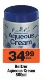 Check Star Reitzer Aqueous Cream offer