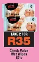 Check Star Check Value Wet Wipes offer