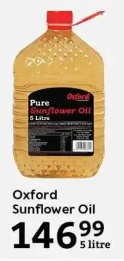 Oxford Freshmarket Oxford Sunflower Oil offer