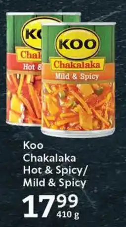 Oxford Freshmarket Koo Chakalaka Hot & Spicy/ Mild & Spicy offer