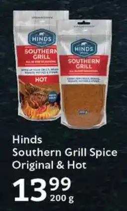 Oxford Freshmarket Hinds Southern Grill Spice Original & Hot offer