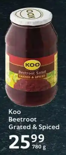 Oxford Freshmarket Koo Beetroot Grated & Spiced offer