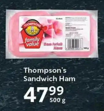 Oxford Freshmarket Thompson's Sandwich Ham offer