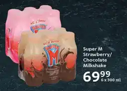 Oxford Freshmarket Super M Strawberry/ Chocolate Milkshake offer