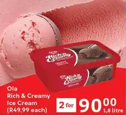 Oxford Freshmarket Ola Rich & Creamy Ice Cream offer