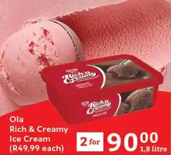 Oxford Freshmarket Ola Rich & Creamy Ice Cream offer