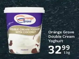 Oxford Freshmarket Orange Grove Double Cream Yoghurt offer