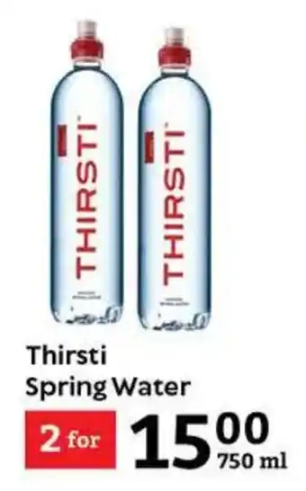 Oxford Freshmarket Thirsti Spring Water offer