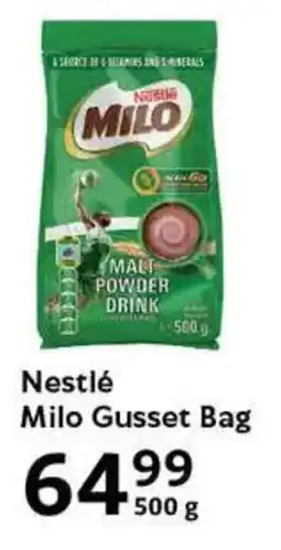 Oxford Freshmarket Nestlé Milo Gusset Bag offer