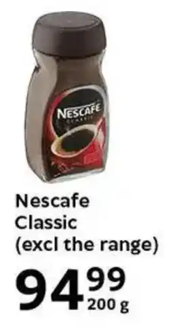 Oxford Freshmarket Nescafe Classic (excl the range) offer