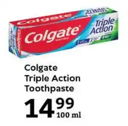 Oxford Freshmarket Colgate Triple Action Toothpaste offer