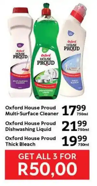 Oxford Freshmarket Get all 3 for R50 offer