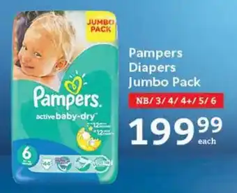 Oxford Freshmarket Pampers Diapers Jumbo Pack offer