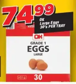 OK Grocer OK Large Eggs offer